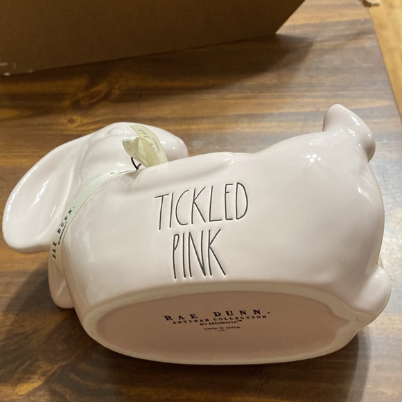 Rae Dunn pink rabbit - Picture 2 of 8